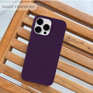 Dark Purple One of Best Solid Purple Shades Case-Mate iPhone 14 Pro Max Case