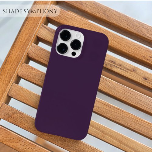 Dark Purple One of Best Solid Purple Shades Case_Mate iPhone 14 Pro Max Case