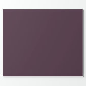 Dark Purple Plain Solid Color Wrapping Paper (Flat)