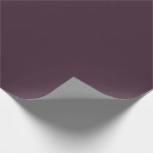 Dark Purple Plain Solid Color Wrapping Paper (Corner)