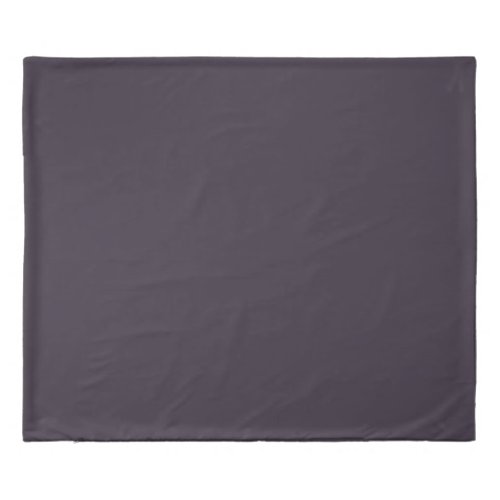 Dark Purple Plain Solid Simple Color Duvet Cover