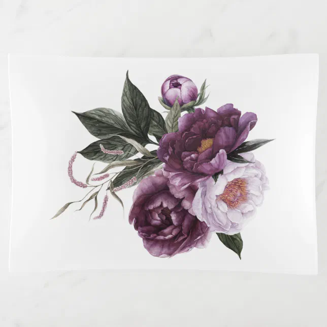 dark purple peonies