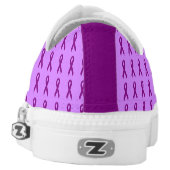 Dark Purple Ribbons Lo Top (Left Shoe Back)