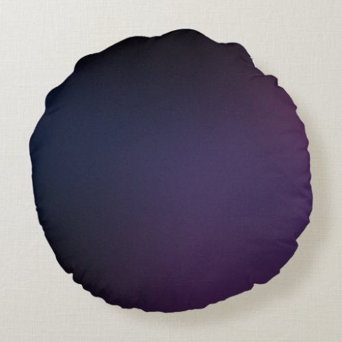 Dark Purple Round Pillow