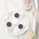 Dark Purple Slate Wedding Life Saver® Mints<br><div class="desc">Dark Purple Slate Wedding Candy Favors features the names of the couple in white against a dark purple color back side. Perfect for weddings, engagement parties or anniversary parties. Personalize it by replacing the placeholder text with your details. For more options such as to change the font and it's size...</div>