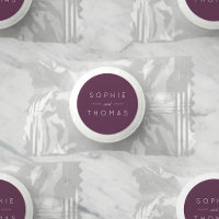 Dark Purple Slate Wedding