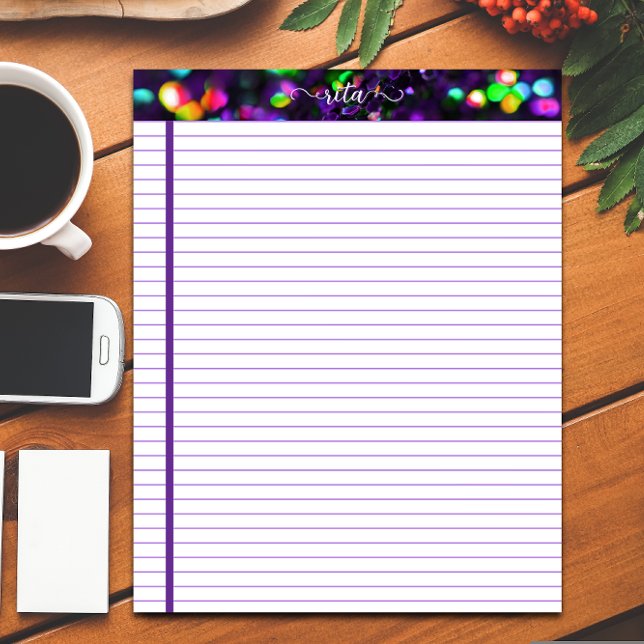 Dark Purple Sparkling Notepad (Creator Uploaded)