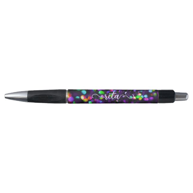Dark Purple Sparkling Pen (Front)