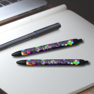 Dark Purple Sparkling Pen