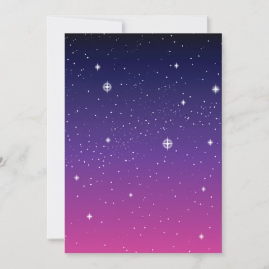 Dark Purple Starry Night Sky (Front)