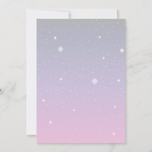 Dark Purple Starry Night Sky (Back)