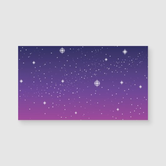 Dark Purple Starry Night Sky (Front)