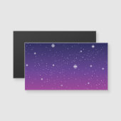 Dark Purple Starry Night Sky (Front/Back)