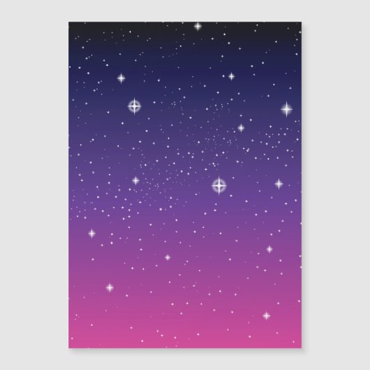 Dark Purple Starry Night Sky (Front)