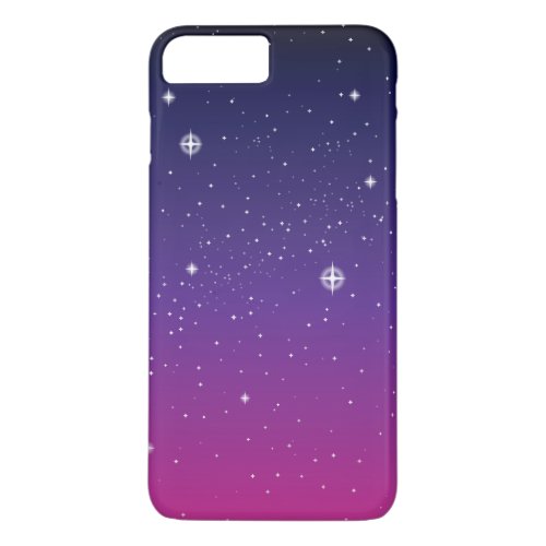 Dark Purple Starry Night Sky iPhone 8 Plus7 Plus Case