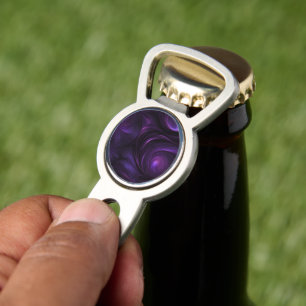 Dark Purple Swirl Design Divot Tool