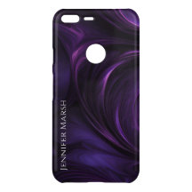 Dark Purple Swirl Design