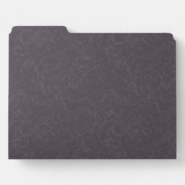 Dark purple textured surface swirling pattern file folder (Back Right)
