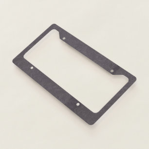 Dark purple textured surface swirling pattern license plate frame