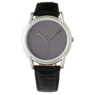 Dark purple textured surface swirling pattern watch