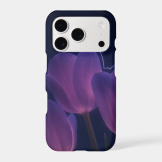 Dark Purple Tulip Floral Phone Case | Elegant Mood