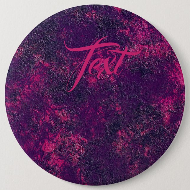 Dark purple violet texture textured suede marble g button (Front)