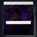 Dark Purple Watercolor Magical Gold Black Envelope<br><div class="desc">Dark Purple Watercolor Magical Gold Black envelope. Matching items available.</div>