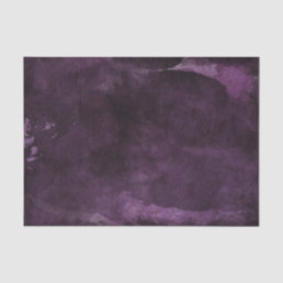 Dark Purple Watercolor Modern Wedding Tissue Paper