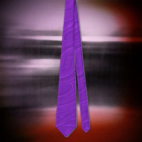 dark purple waves  _ modern tie