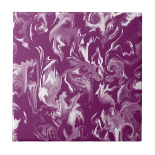 Dark Purple  White Mixed Color Tile