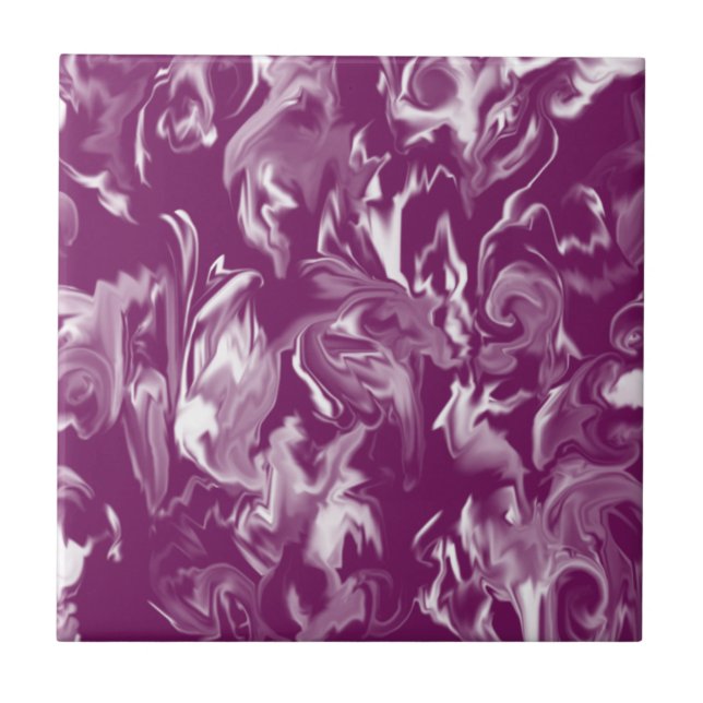 Dark Purple & White Mixed Color Tile (Front)