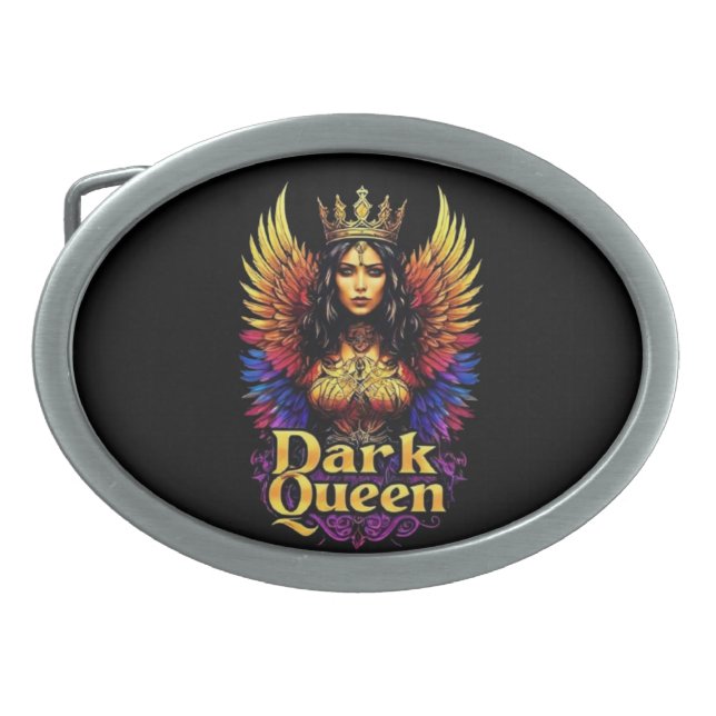 Dark Queen Belt Buckle (Front)