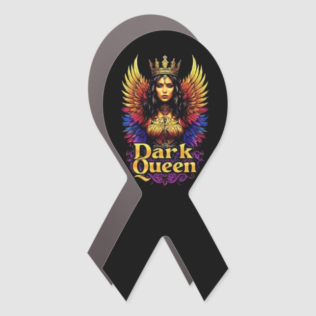 DARK QUEEN CAR MAGNET (Front)