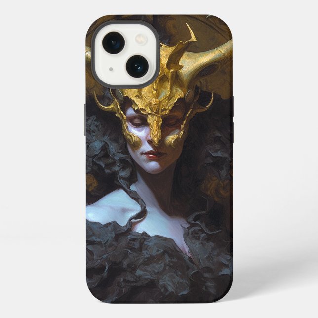 Dark Queen Fantasy Art Iphone Case (Back)