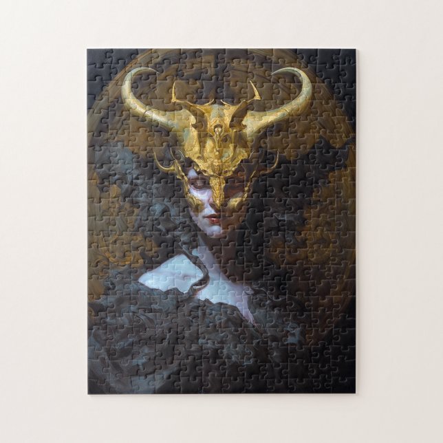 Dark Queen Fantasy Art Jigsaw Puzzle (Vertical)