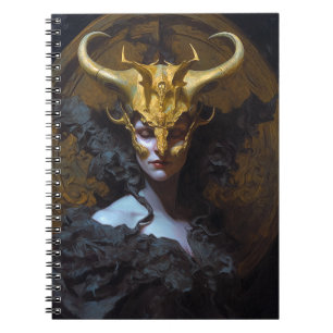 Dark Queen Fantasy Art Notebook