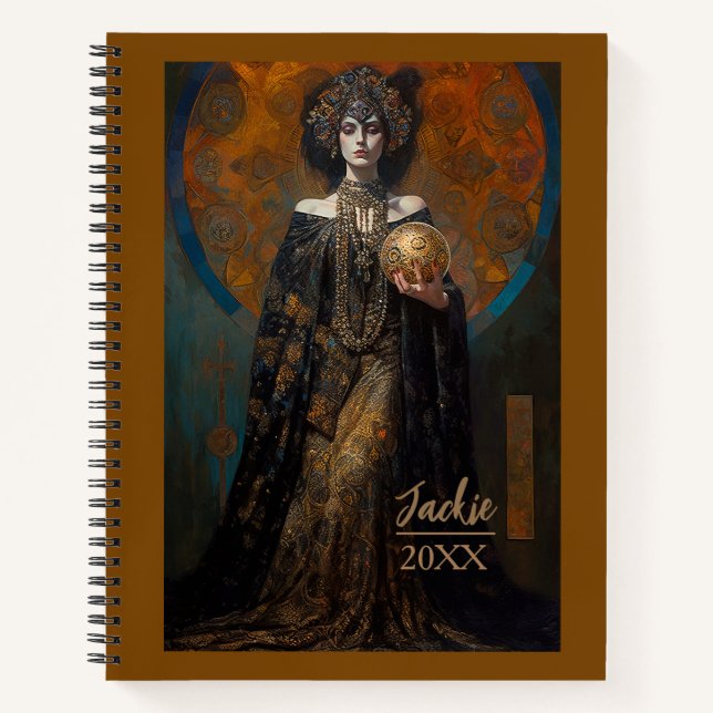 Dark Queen Fantasy Sorceress Journal (Front)