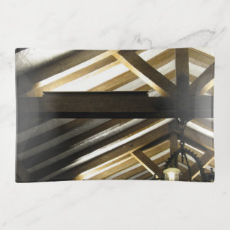 Dark Rafters Glass Trinket Tray