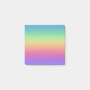 Dark Rainbow Gradient Post-it Notes