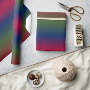 Dark Rainbow Wrapping Paper