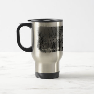 Dark Raven; Customizable Travel Mug