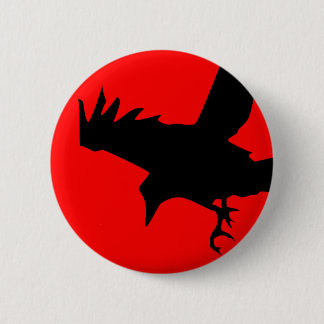 Dark Raven Pinback Button