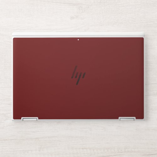 Dark Red 650000 Copper Rust HP Laptop Skin