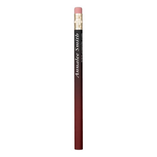 Dark Red and Black Gradient Promo Pencil