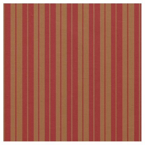 Dark Red and Brown Lines/Stripes Pattern Fabric