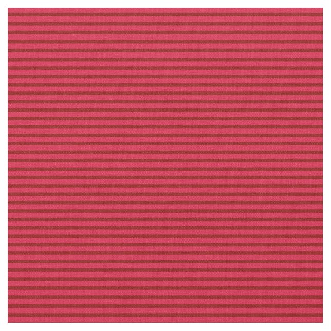 Dark Red and Crimson Stripes/Lines Pattern Fabric (Close Up)