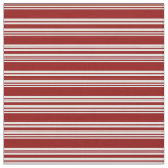 [ Thumbnail: Dark Red and Light Cyan Striped Pattern Fabric ]
