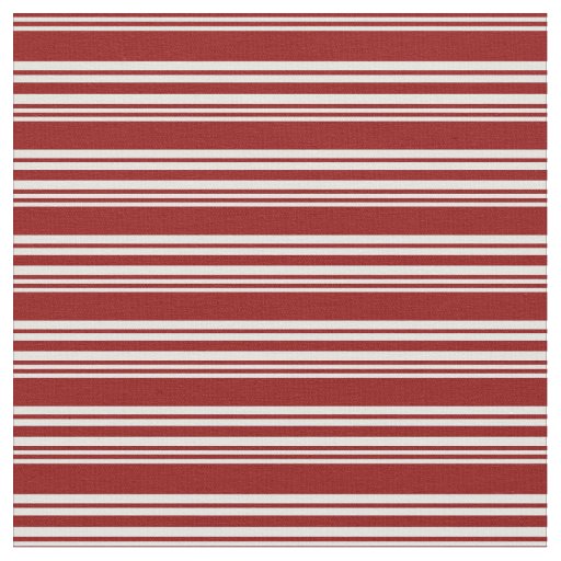 Dark Red and Light Cyan Striped Pattern Fabric