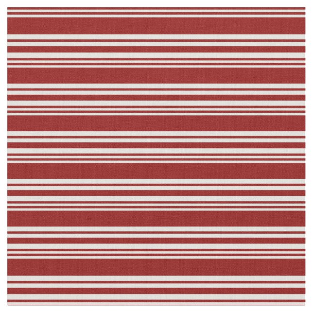 Dark Red and Light Cyan Striped Pattern Fabric (Close Up)