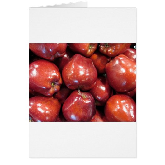 Dark Red Apples Cards (Front)